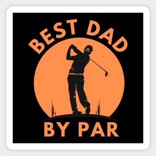 Best Dad By Par Sticker